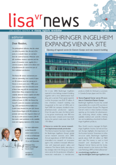 Newsletter 02/2006 - Boehringer Ingelheim Expands Vienna Site